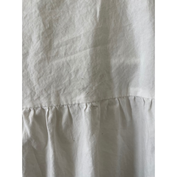 Peach Love California White Sequin Football Tiered Mini Dress Game Day XL - Picture 5 of 5